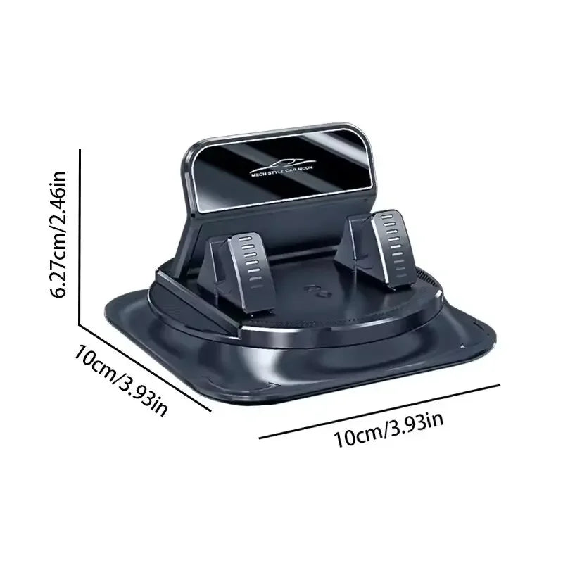 2026 New Car Phone Mount Anti Slip Silicone Dashboard Phone Holder 360-Degree Free Rotation Universal Head-Up Navigation Holder
