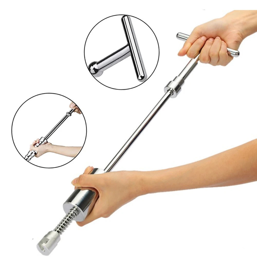 Universal Car Dent Paintless Puller Metal T Dent Puller Repair Tool Auto Repair Sheet Metal Kit Slide Hammer Reverse Hammer Glue CM World