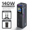 QOOVI PD140W Power Bank 27000mah Fast Charging Portable Battery Capacity Powerbank For iPhone Macbook Laptop Samsung Xiaomi Car Mobile World
