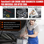 2026 KONNWEI KW870 Car Moto Battery Tester 6V 12V OBD2 Professional Diagnostics Tool Scanner Cranking Charging Test Tools 2 In1