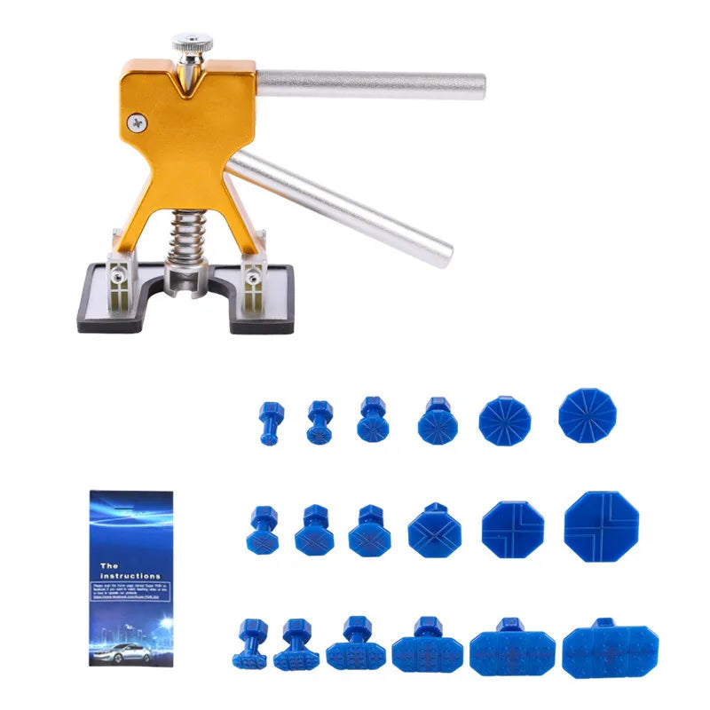 Car Body Sheet Metal Paintless Dent Plastic Puller Kit Auto Hail Pit Removal Repair Tools Hot Multiple Sizes Suction Cup Set CM World