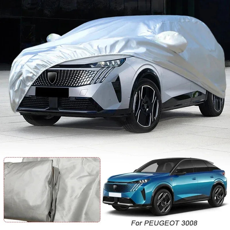 Car Cover For PEUGEOT 208,308,408,508,2008,3008,5008 dustproof, uv resistant, and waterproof car clothing Car Mobile World
