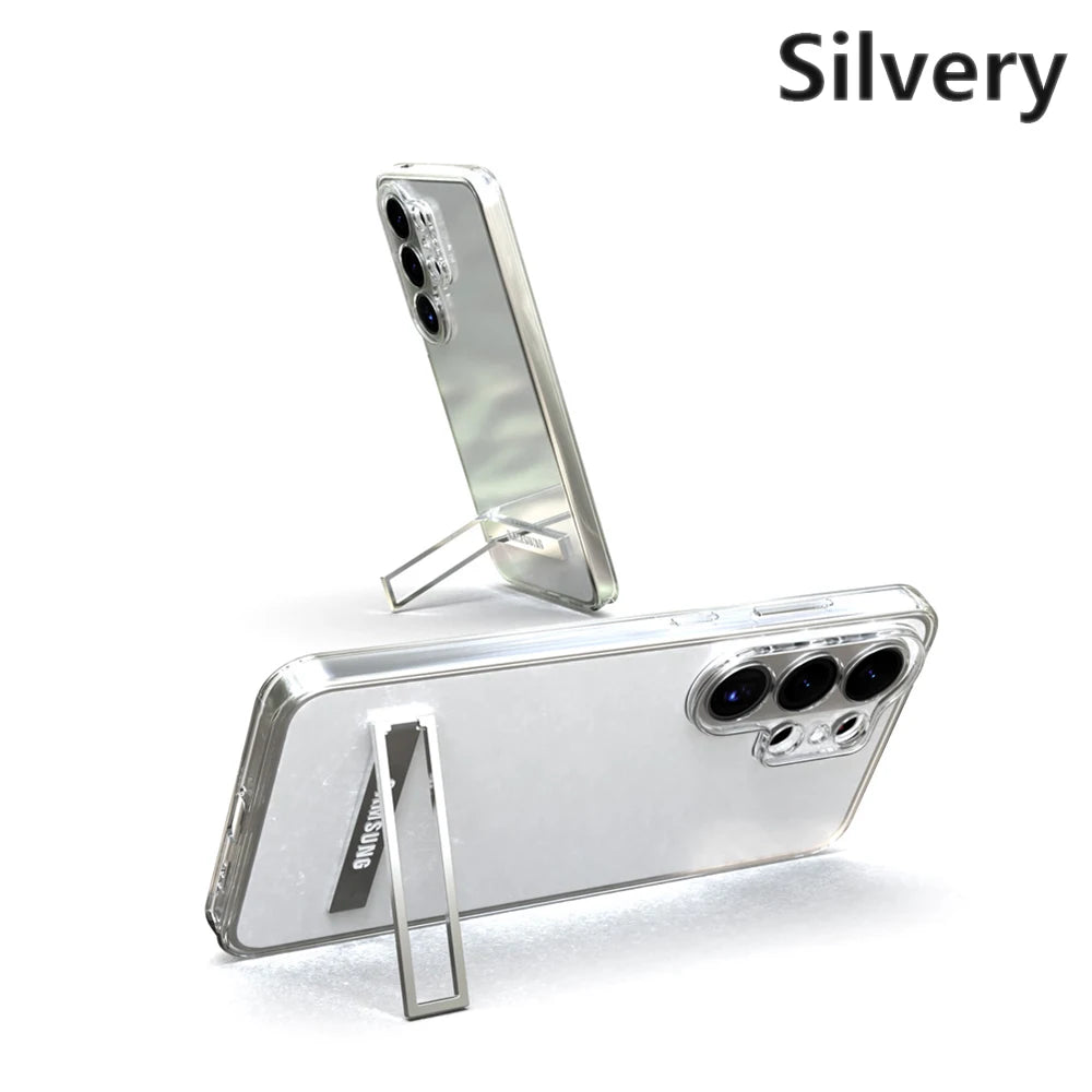 For Samsung Galaxy S26 S26 Plus S26 Ultra Bracket Case S26Plus S26Ultra S26+ support Cover stand Back Protective Housing S25 S24