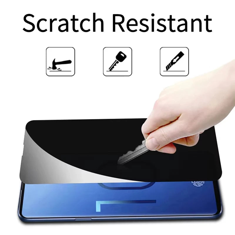 4PCS Privacy Tempered Glass for Samsung S25 S24 Ultra S23 S22 Plus S21 S20 FE A56 5G A55 A54 A53 A36 A35 A34 A33 A26 A25 A16 A15 Car Mobile World