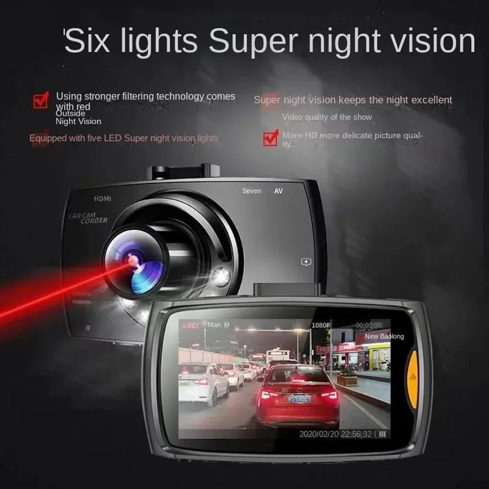 XUSHIDZ 1080P Dash Camera Car Camera Night Vision Vehicle Video Recorder Dashcam DVR Loop Recording Q02 High Cost- Effective Car Mobile World