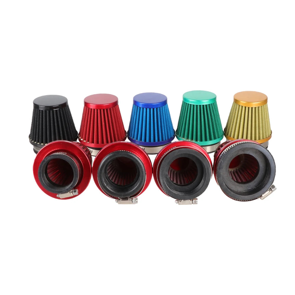 38mm 45mm 50mm 58mm Motorcycle Air Filter Intake Induction Kit For Scooter Motorbike Pit Dirt Bike ATV Quad Buggy Universal CM World