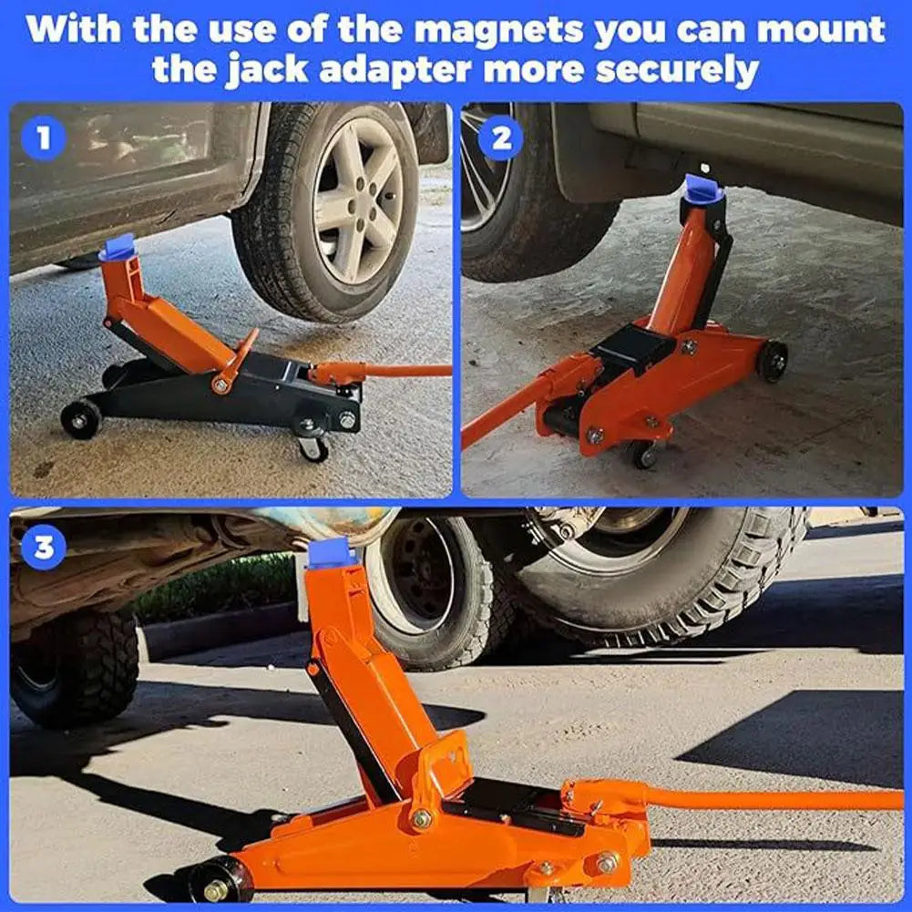 Jack Stand Pinch Weld Protector Equipped with Strong Magnet Long-Lasting Performance Suitable for Safe Vehicle Maintenance CM World