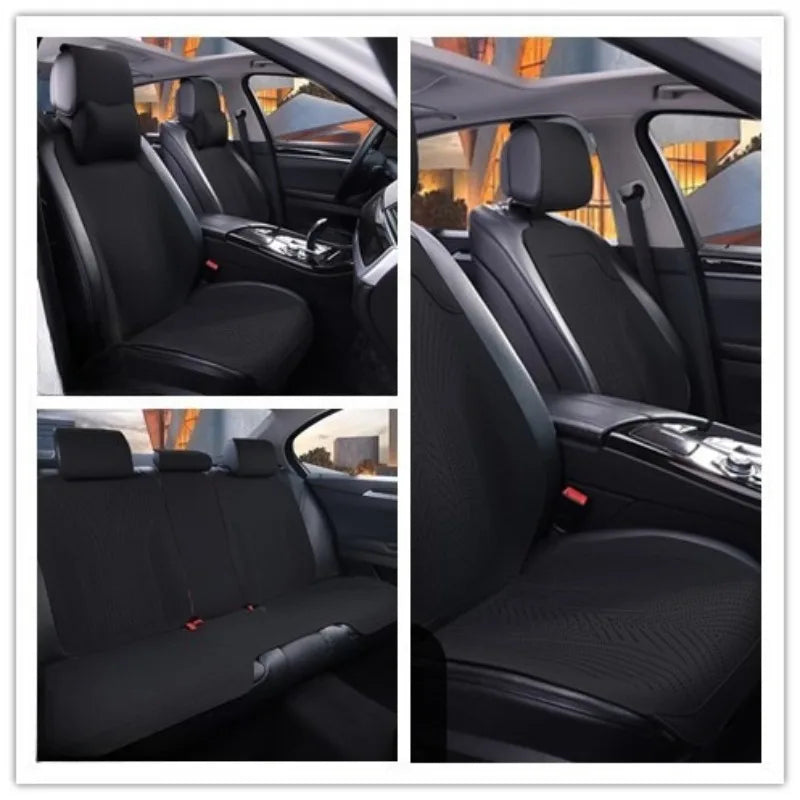 All Seasons Universal Car Seat Protector Mat Suede Car Seat Covers Full Set Auto Accessories Interior Car Seat Protector Cushion CM World