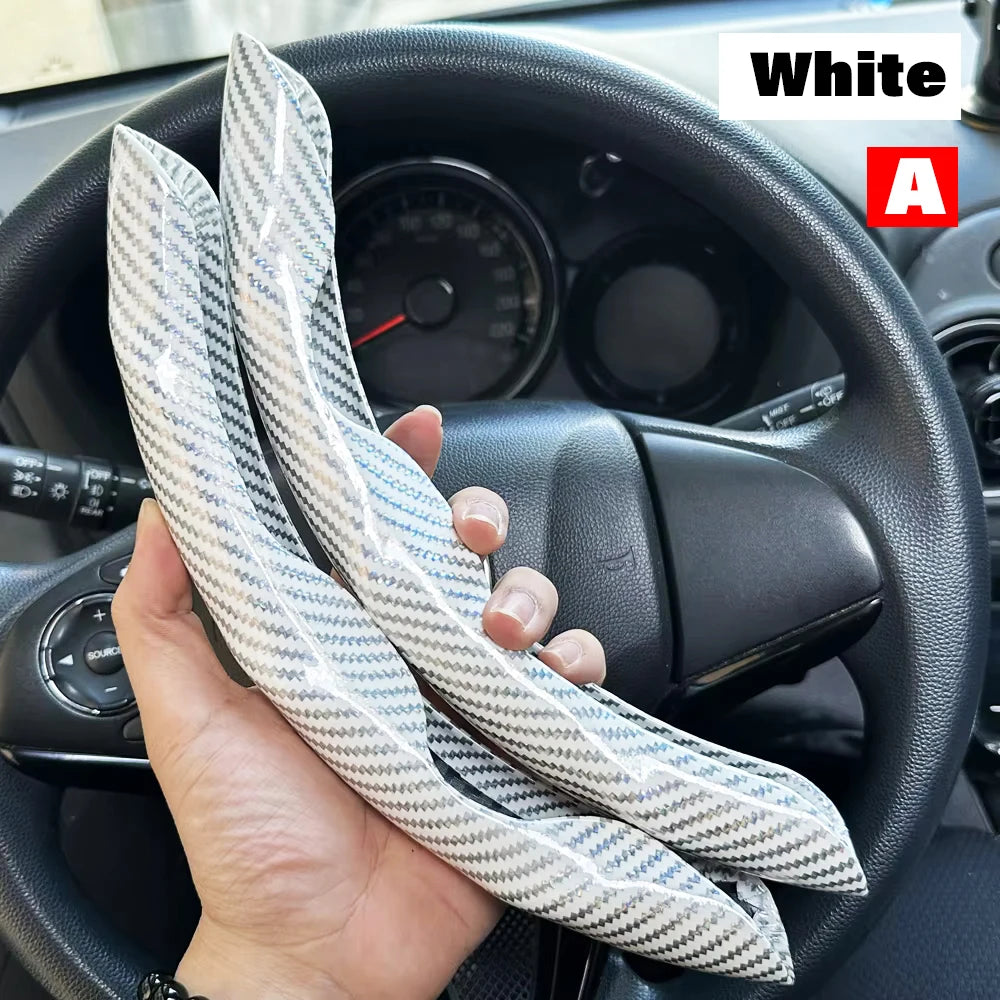 Non-Slip Car Steering Wheel Cover Carbon Fiber Booster Cover Auto Interior Accessories For BMW F10 G30 E92 G20 E46 E90 X3 X5 E53 CM World