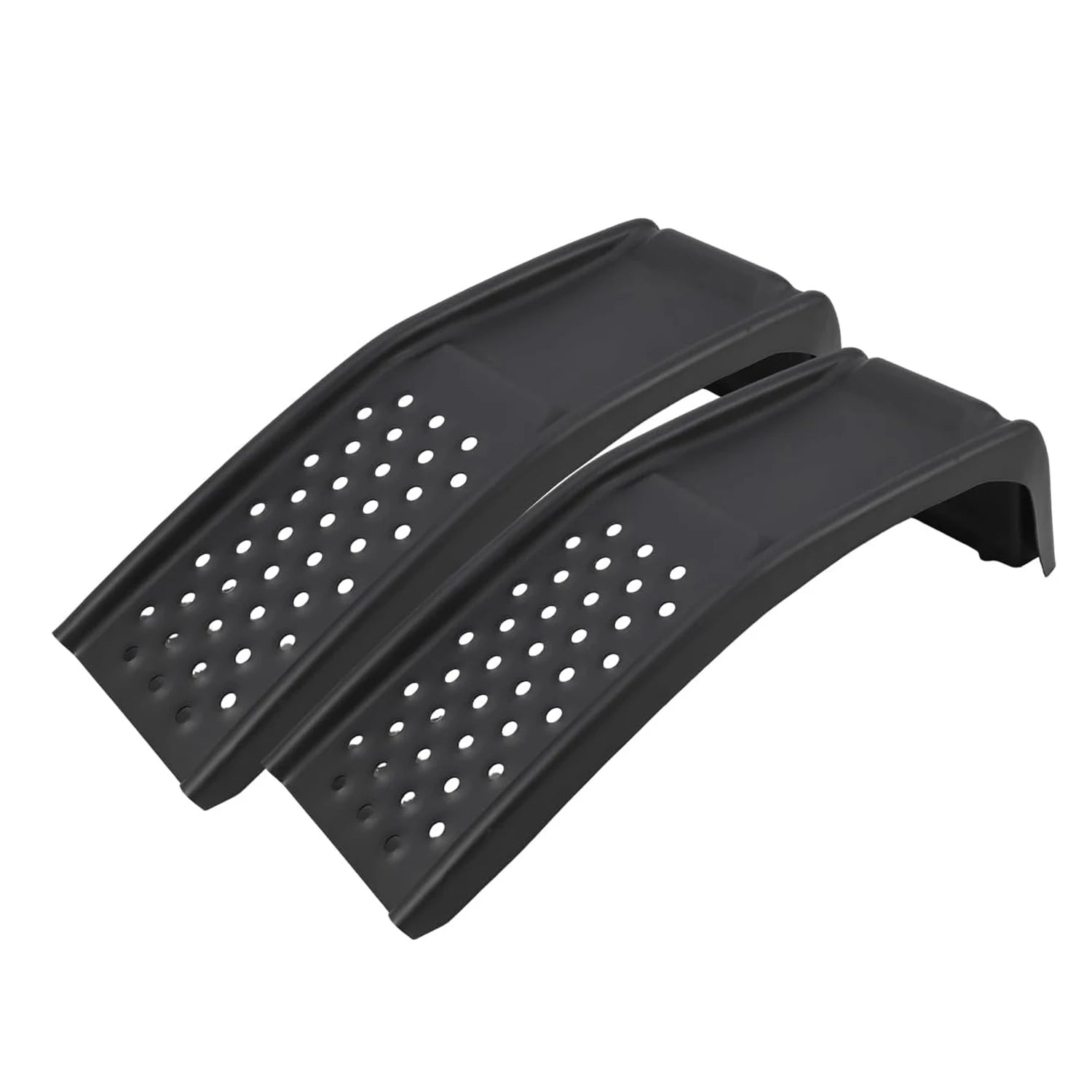 2 Pack 8000 Lbs Capacity Steel Car Ramps Heavy Duty Truck Ramps For Car Repair & Vehicle Maintenance Garage Vehicle Lift Ramps CM World