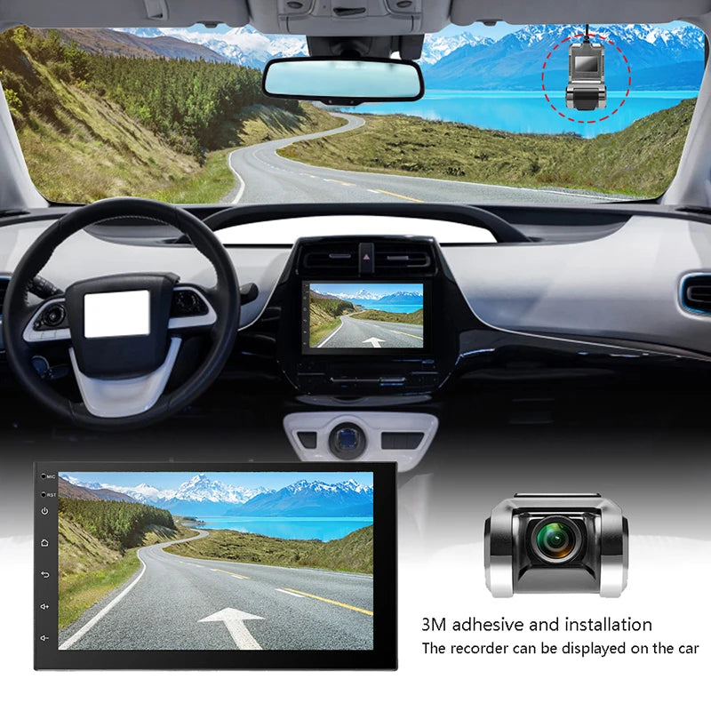 USB 1080P Car DVR For Android Media Navigator Dash cam Camera Driving Recorder Comes with ADAS Driving Assistance Function