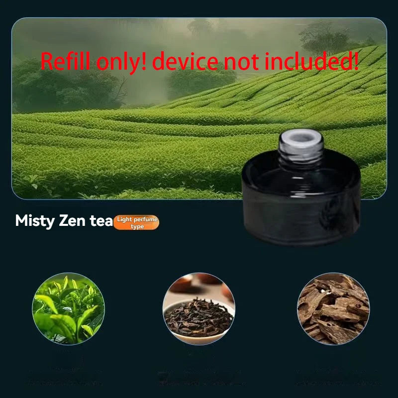 Smart Car Air Freshener Rechargeable Car Aroma Diffuser Cloud Mist with RGB Light for Automotive Interior CM World