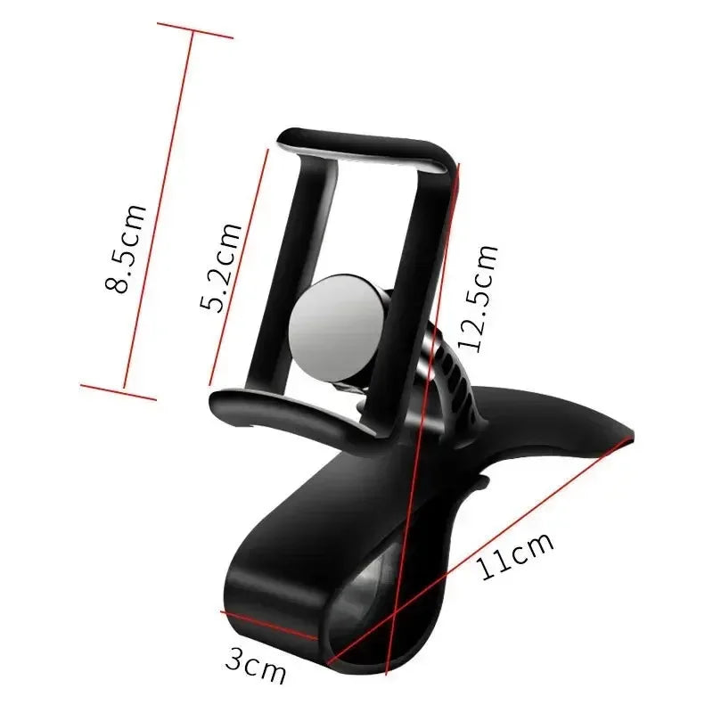 Universal Car Phone Holder Stand Dashboard Clip Mount GPS Bracket for iPhone Xiaomi Samsung - Mobile Phone Support in Car CM World