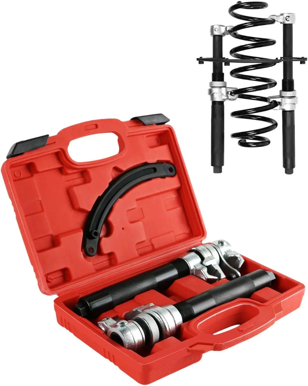 Spring Compressor Tool,Coil Spring Compressor Tool,Spring Compressor,Strut Spring Compressor,with Safety Bracket for Car CM World