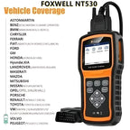 Foxwell NT530 PLUS WIFI Multi-System Scanner Universal Auto Diagnostic Tool for Chrysler Nissan Porsche BMW Benz GM PK NT680 Car Mobile World