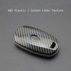 For Hyundai Carbon Fiber Car Smart Key Cover Case Chain Accessories Veloster Accent Palisade Elantra GT Venue Santa Fe Kona i30 CM World