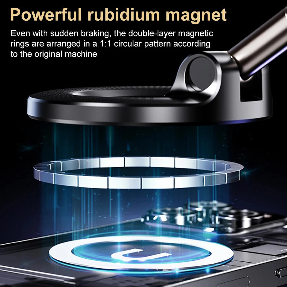 360° Rotation Car Dashboard Holder Magnetic Suction Cup Holder Foldable Kitchen Lazy Phone Bracket For iPhone Android Smartphone CM World