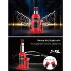 Car Vertical Hydraulic Jack 2T/3T/5T/6T/8T/10T Vertical Hydraulic Lifting Jack Off-road Vehicle Jack Tire Change Tool