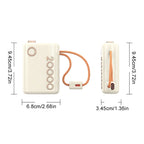 20000mAh Portable Charger with Built-in Cables, Fast Charging & Digital Display for iPhone Samsung, CCC Certified Power Bank