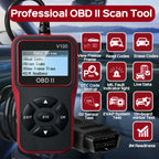 Car OBD2 Scanner Diagnostic Tool Code Reader, Car Voltage Tester Engine Fault Code Scanner, Charging Tester Diagnostic Tool V100 Car Mobile World
