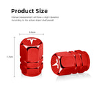 4pcs Metal Car Wheel Tire Valve Stem Caps Cover For Tesla Model 3 Y S X Cybertruck Juguete Sticker Coil SpaceX Auto Accessories