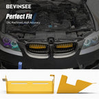 BEVINSEE Aluminum Air Intake Scoops for BMW E90 E92 E93 323i 325i 328i 330i 335i 335d 2007-2012, Car Accessories