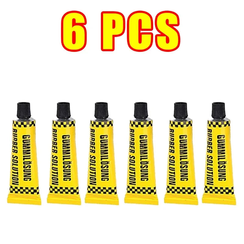Car Tire Repair Kit Emergency Tire Repair Strips Glue Tubeless Tire Puncture Plug Set For Trucks Cars Motorcycles Accessories CM World