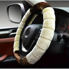 Cute Cartoon Ear Steering Wheel Cover - Warm & Cozy 15 Inch Universal Protector for Women's Car Accessories CM World