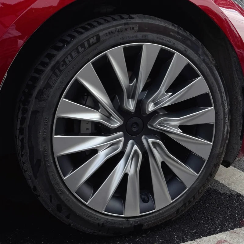 4PCS 18-Inch For Tesla Model 3 Wheel Cover Highland Performance Hub Caps Replacement Wheel Full Rim Cover Accessories 2024-2026