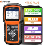 FOXWELL NT530 Plus OBD2 Scanner Oil, ABS, EPB Code Reader Automotive OBD2 SRS Airbag Diagnostic and ABS Brake Bleed Scan Tool Car Mobile World