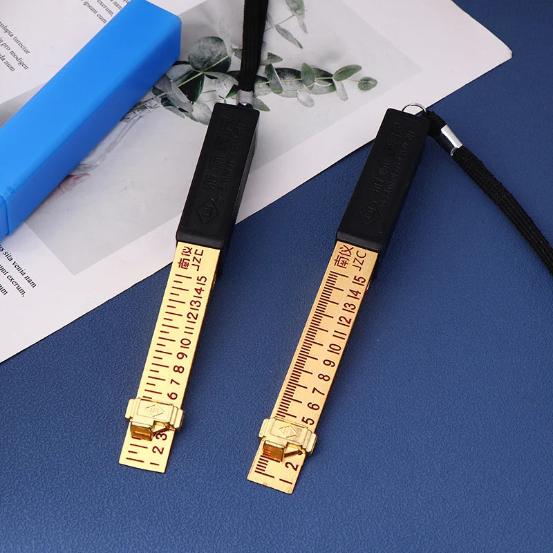 Vernier Feeler Gauges Wedge Shaped Vernier Feeler Gauge 1-15mm House Engineering Inspection Flatness Measuring Tools CM World