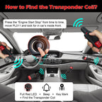 WOYO PL011 PKE LF Locator Transponder Key Coil Detector ,Test Automotive Keyless Entry Low Frequency Antenna Inspection Tool CM World