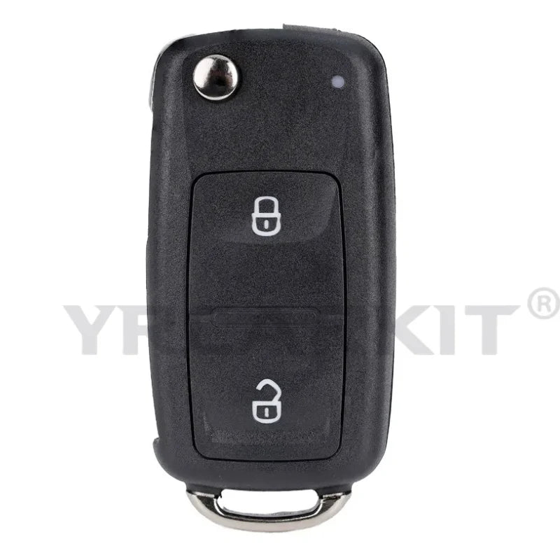 Folding Flip Remote Key Fob Case Shell For Volkswagen VW Skoda Golf Passat Polo Jetta Touran Bora Sharan 2/3/4 BTN Cover CM World