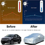 Outdoor Full Car Cover For Mazda 3 Axela Hatchback with Reflective Strips Waterproof Snowproof Dustproof UV Protection Car Mobile World