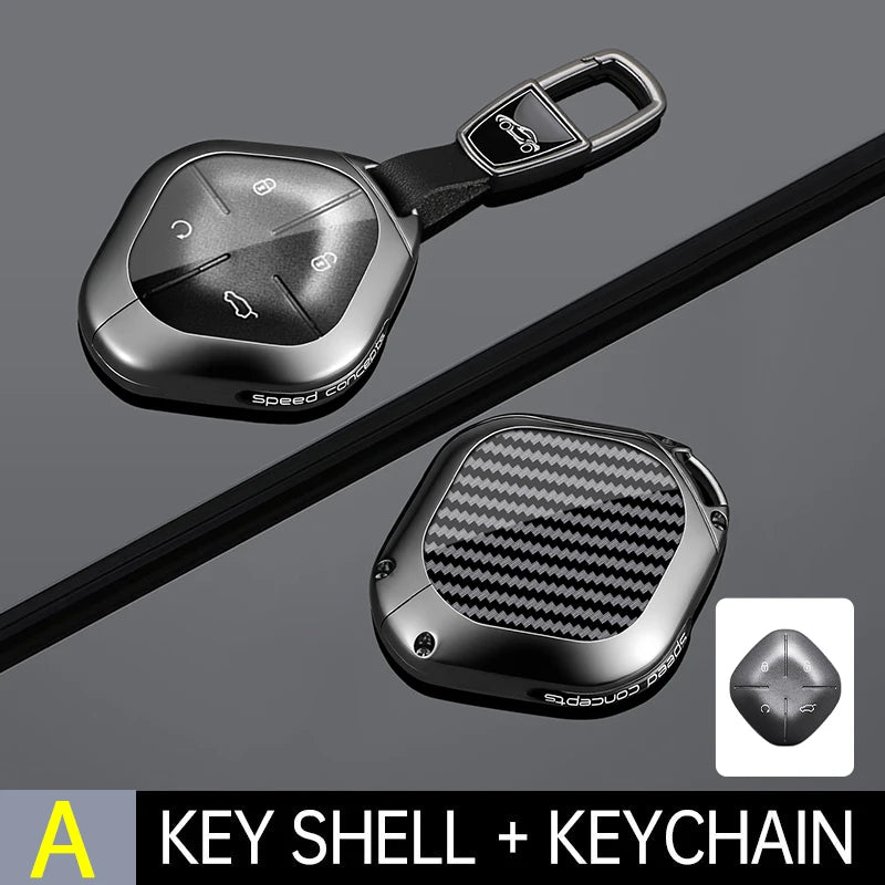 Car Key Case Fob for Chery Jetour Dashing IDM I-DM X-1 Plus DTC 2022 2025 Keychain Remote Cover Bag Shell Accessories