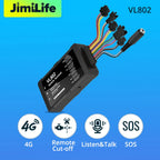 Jimi VL802 Vehicle Tracker 4G GPS Locator Car Tracking Device For Car Fleet Management Remote Cut-off Anti-thieft Free APP Web CM World