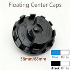 4PCS 68MM 56MM Floating Style Wheel Hub Center Cover Fit For b m w X Series E F G Chassis X1 X2 X3 X4 X5 X6 G07 G86 G80 E84 F48