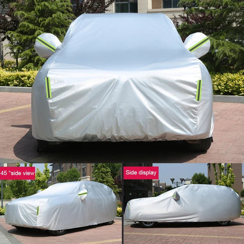 Full Dust Waterproof Car Cover Rain Frost Snow Protect Cover For Renault Captur CLIO KADJAR KADJAR KOLEOS QM6 KWID BW 2015-2025 Car Mobile World