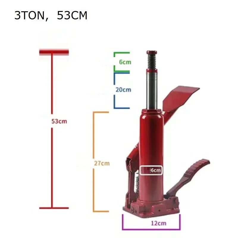 2TON-4Ton Pedal foot type hydraulic bottle Jack for change tire of vehicle car off-road automobile SUV off-road tire tyre change