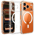 With  Magnetic Transparent TPU Shockproof Protection Phone Case for iphone 17 Pro Max/17 Pro/17E/17 Air/17