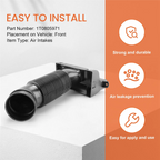 Car Intake Pipe Modification Air Intake Air Inlet Pipe for Skoda Rapid New Santana Jetta -Polo 2014-2019 1T0805971