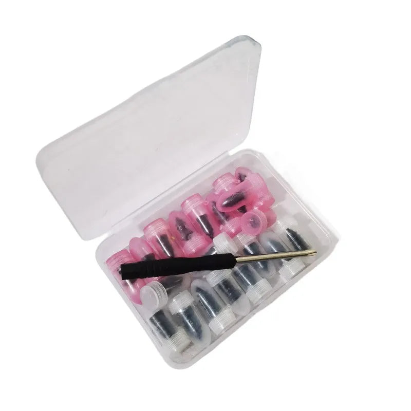Car Tire Repair Rubber Screws Kit Universal Repair Nails Screw with Screwdriver for Car Motorcycle Tubeless Tyre Puncture Tool