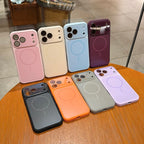 Luxury Liquid Silicone For Magsafe Magnetic Phone Case For iPhone 18 17 16 15 14 13 18 Pro Max Large Window Camera Protect Cover