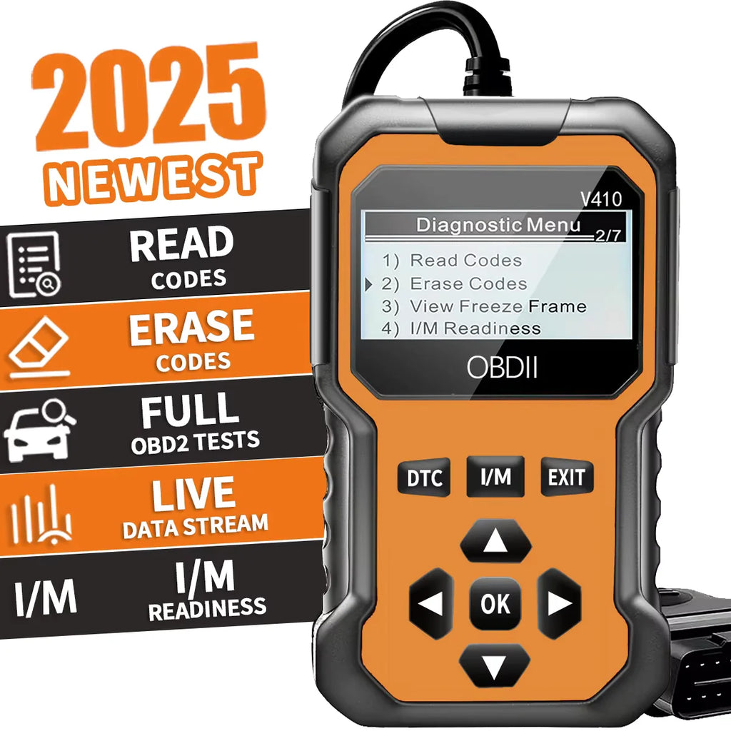 Car OBD2 Scanner Diagnostic Tool Code Reader Engine Fault Code Reader Scanner Can Diagnose All OBD II Protocol Cars Since 1996