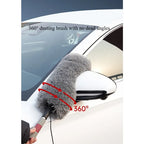 Microfiber Car Dust Removal Duster for Cleaning Exterior Dust Fine-haired Car Brush for Cars Car Cleaning Brush and Mop Supplies
