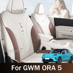 For GWM ORA 5 2026 2027 Car Custom Fit Seat Covers Full Covered with Set Front Back Row Full Set Cushions Accessories