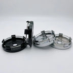 4pcs 60MM / Clips 56MM Car Wheel Center Caps VOSSEN Logo Emblem Badge Wheel Hubcaps Auto Rim Dust Cover Replace Car Accessories