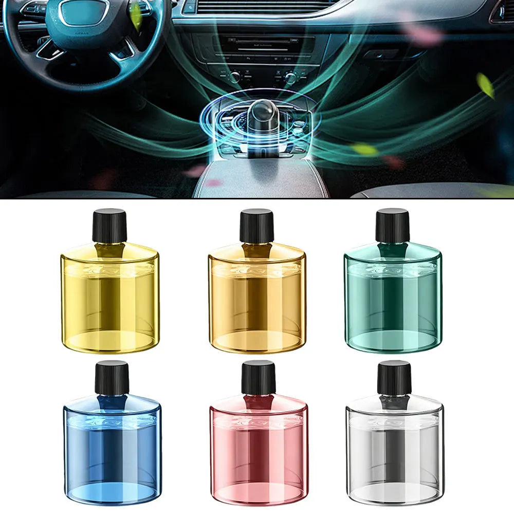 Smart Car Air Freshener Aromatherapy Oil Car Smell Air Scent 50ml Car Automatic Ambient Freshener Perfume Refill Liquid