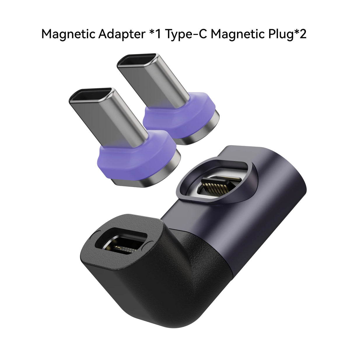 PD 240W Type-C Magnetic Adapter PD3.0 Fast Charging Right Angle USB C Connector Extender for iPhone 16 Macbookair Samsung