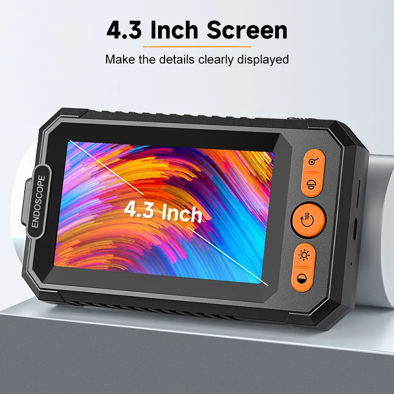 Industrial Endoscope Camera 2-100m Cable 1080P HD with Detachable 8mm Probe & IP67 Waterproof for Pipe Sewer and Bore Inspection CM World